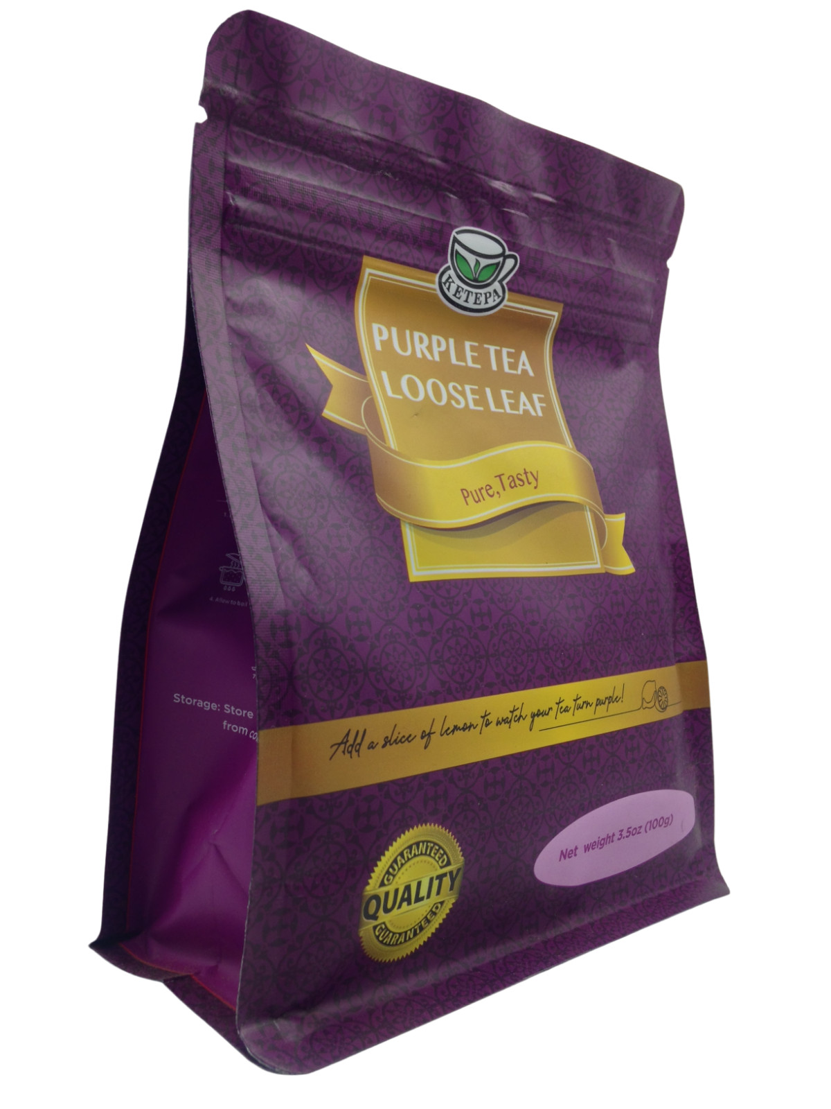 Ketepa Premium Purple Pure Kenya Tea Loose Leaf 100 g Fairtrade