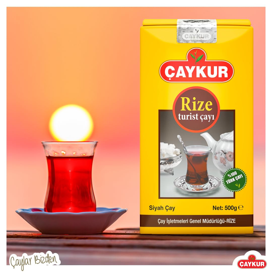 Rize Turist Black Tea, Authentic Turkish Loose Leaf Tea, Rich Aroma & Smooth Tas