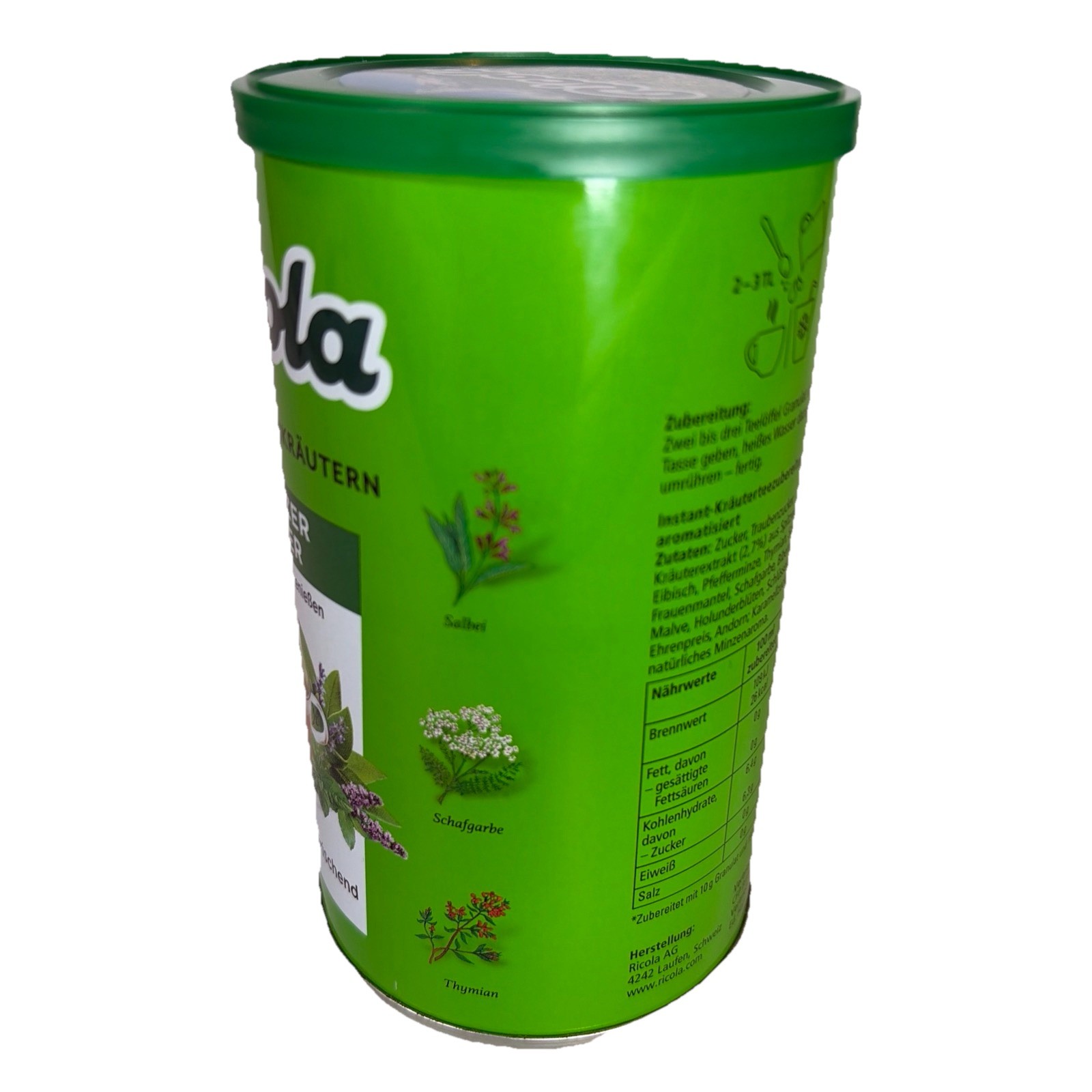 3 Pack Ricola Schweizer Kräutertee Instant Herbal Tea 200g Made in Switzerland