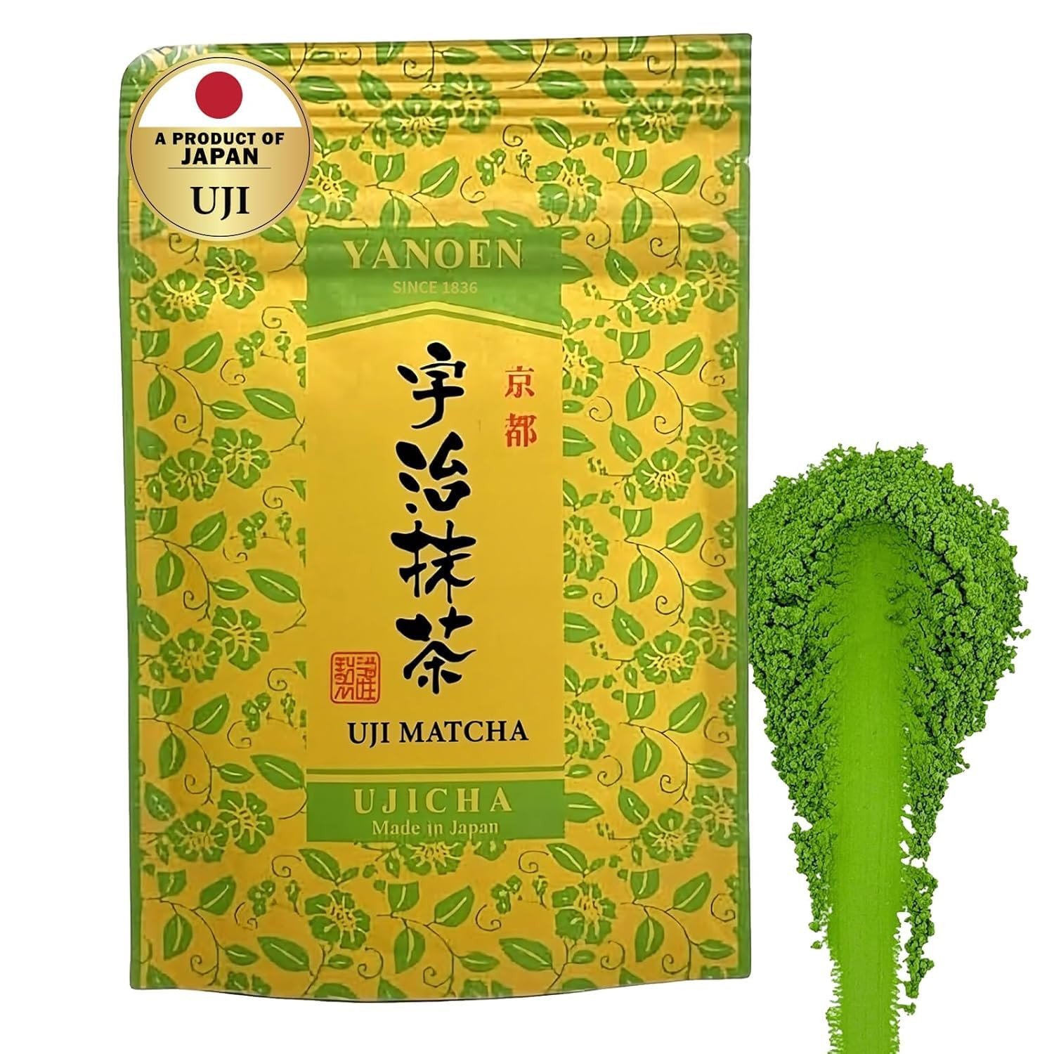 Ceremonial Grade Uji Matcha Powder – Stone-Ground from Kyoto Japan, Umami-Rich f