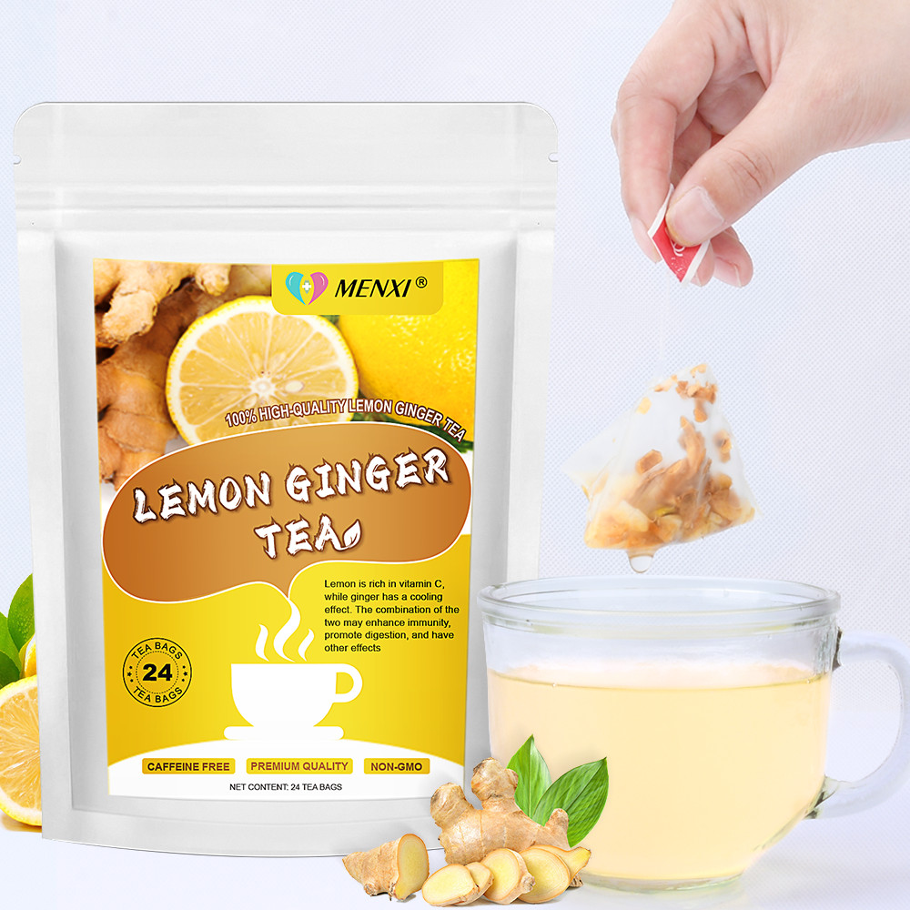 24Bags Turmeric Ginger Cinnamon Tea 100% Natural Support Brain Weight Sleep-Skin