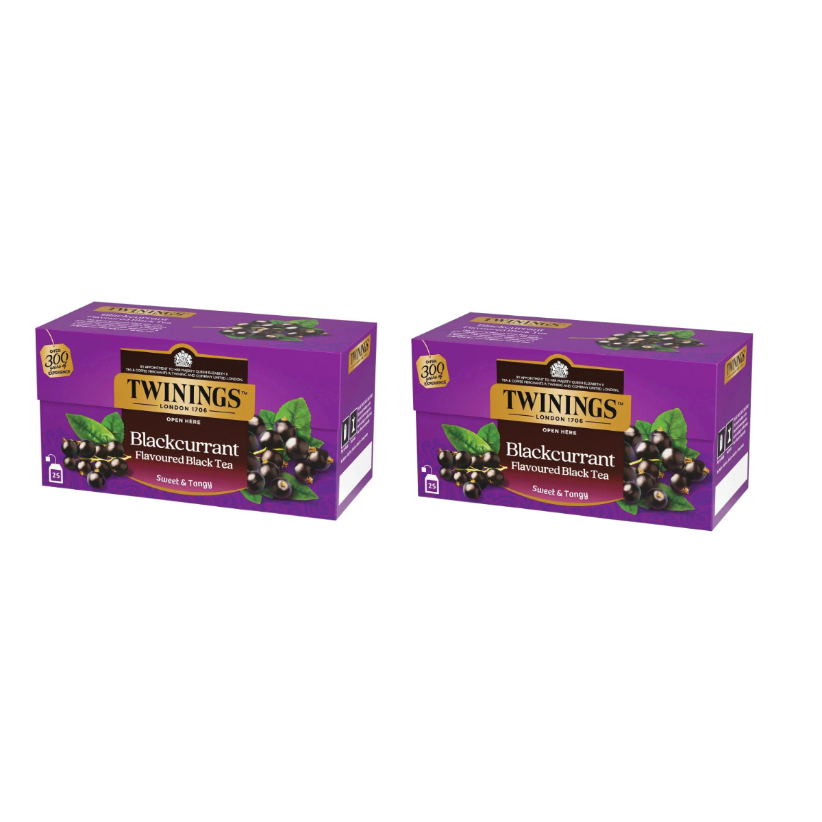 1/2/5/10/15x Twinings Blackcurrant Black Tea 25 Bags