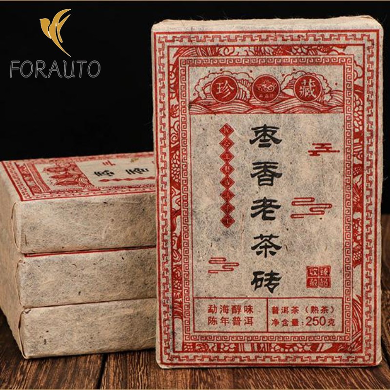 1000g Yunnan Aged Pu-erh Cooked Tea Brick Old Pu-erh Ripe Tea Organic Pu’er Tea