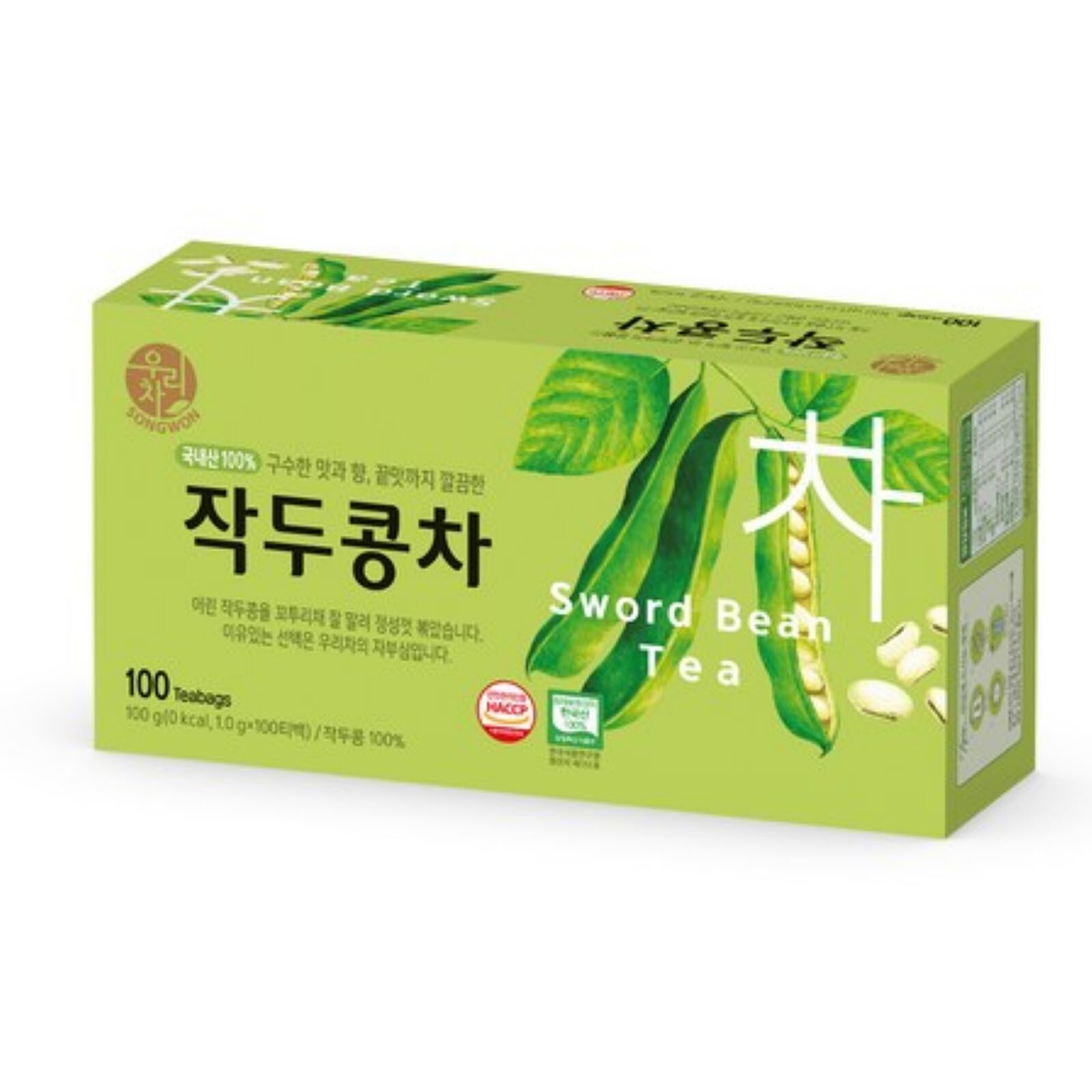Korean Songwon Sword bean tea 100 Tea bag