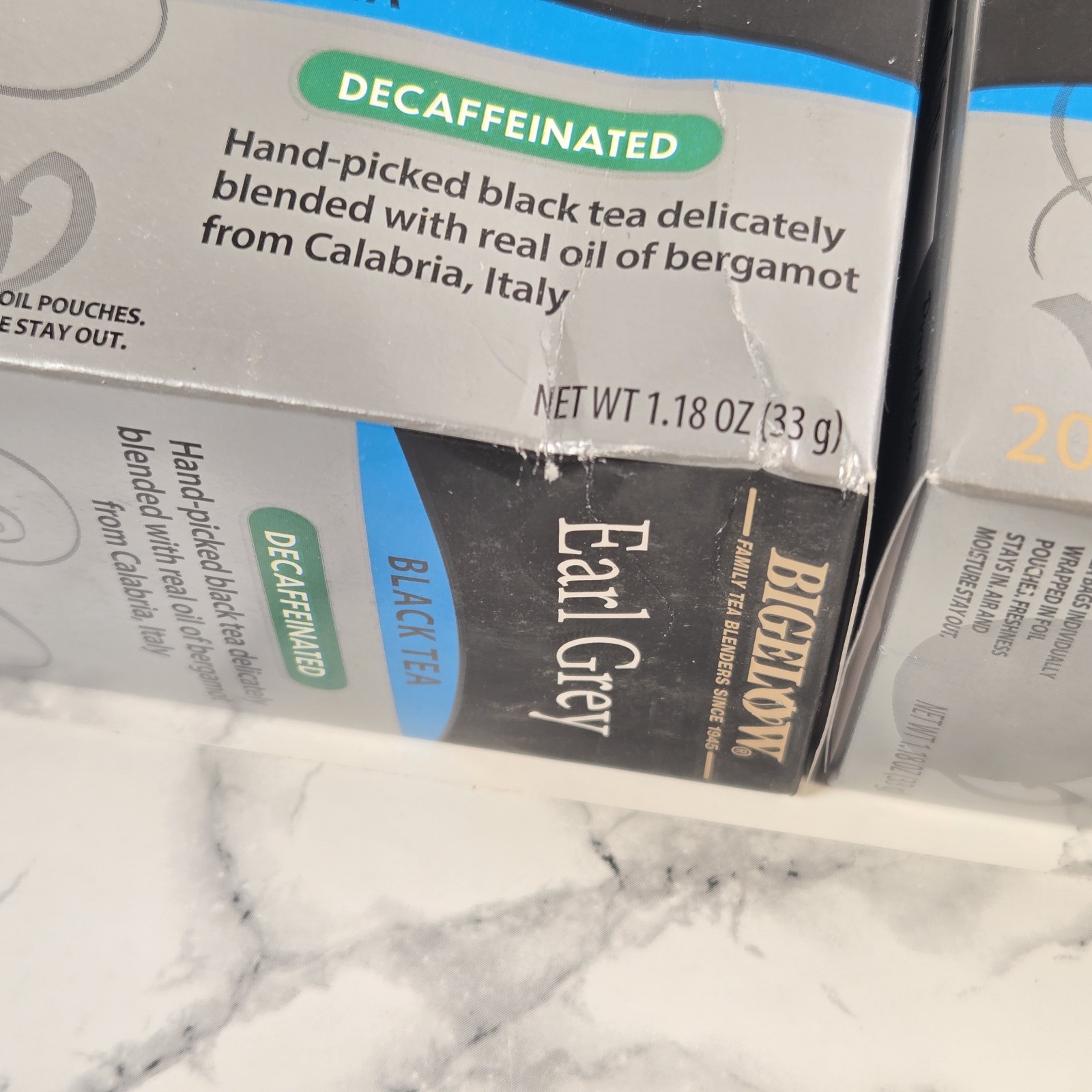 (LOT OF 11 BOXES) Bigelow Earl Grey Decaffeinated Black Tea (220 Tea Bags Total)