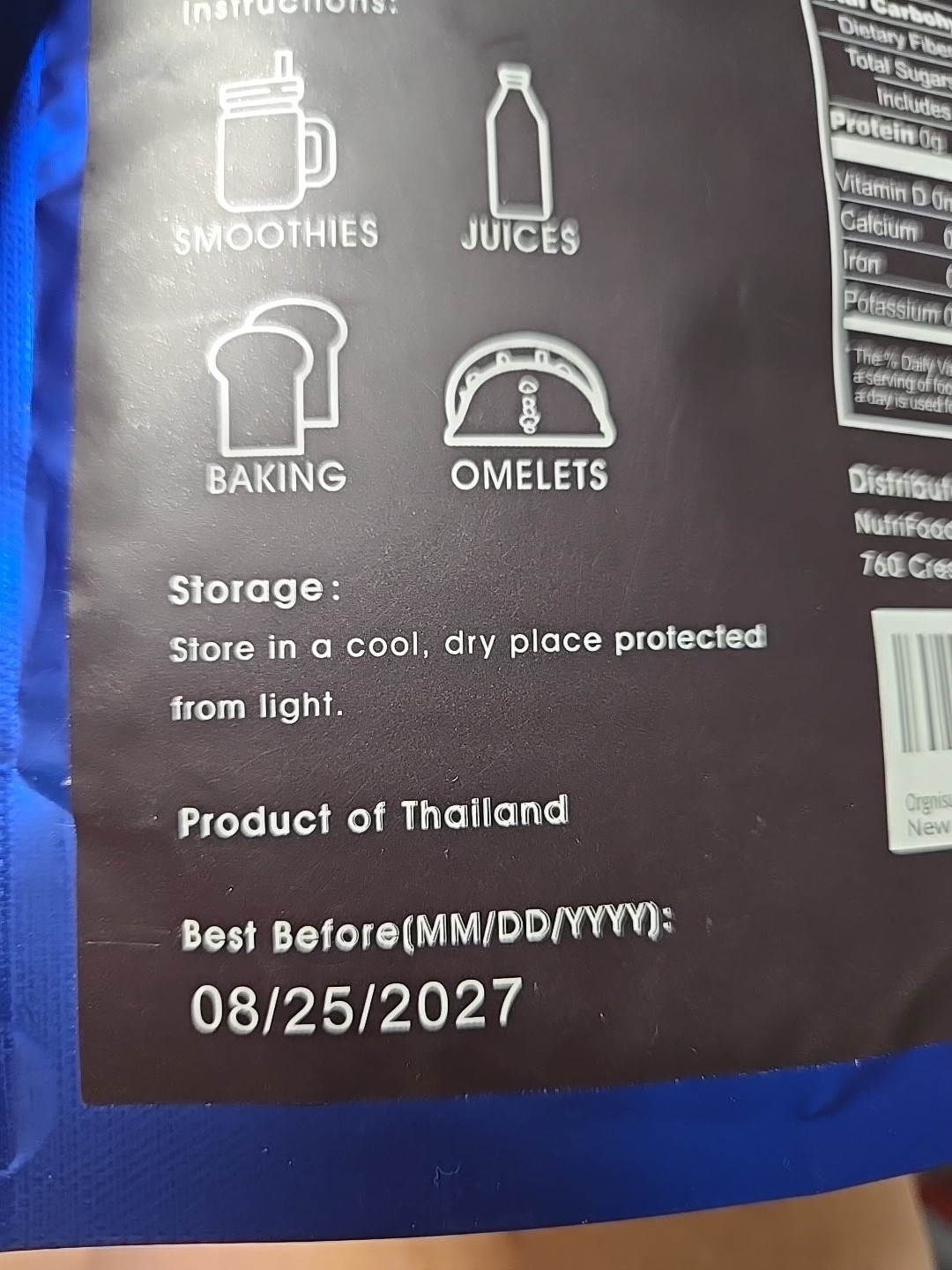 Orgnisulmte Original Blue Butterfly Pea Powder 4.23 oz 08/25/2027 NEW SEALED