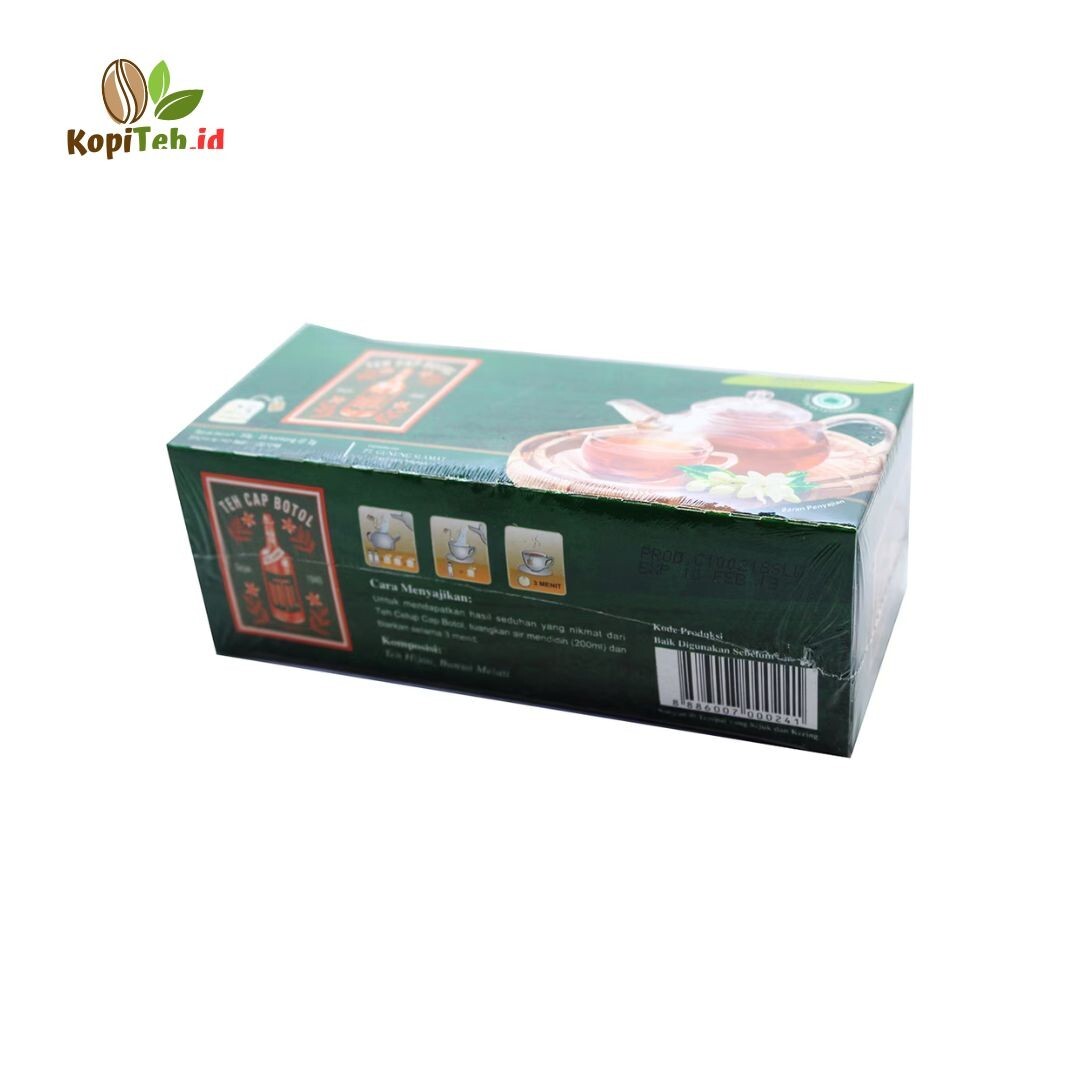 2x 50gr Teh Cap Botol jasmine green tea bags from Indonesia