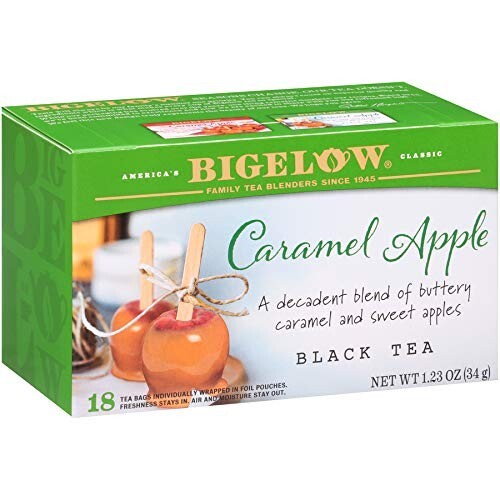 Lot 2 Bigelow Caramel Apple Black 36ct Tea Bag Instant Brew Winter Warm FreeShip