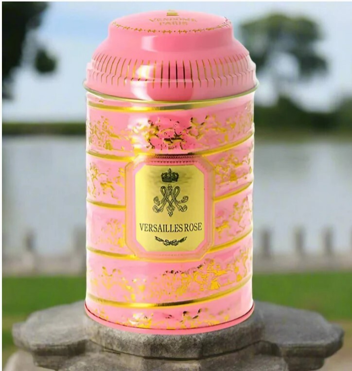 Nina’s Paris, Place Vendôme ‘Versailles Rose’ Black Tea in Embossed Pink Tin