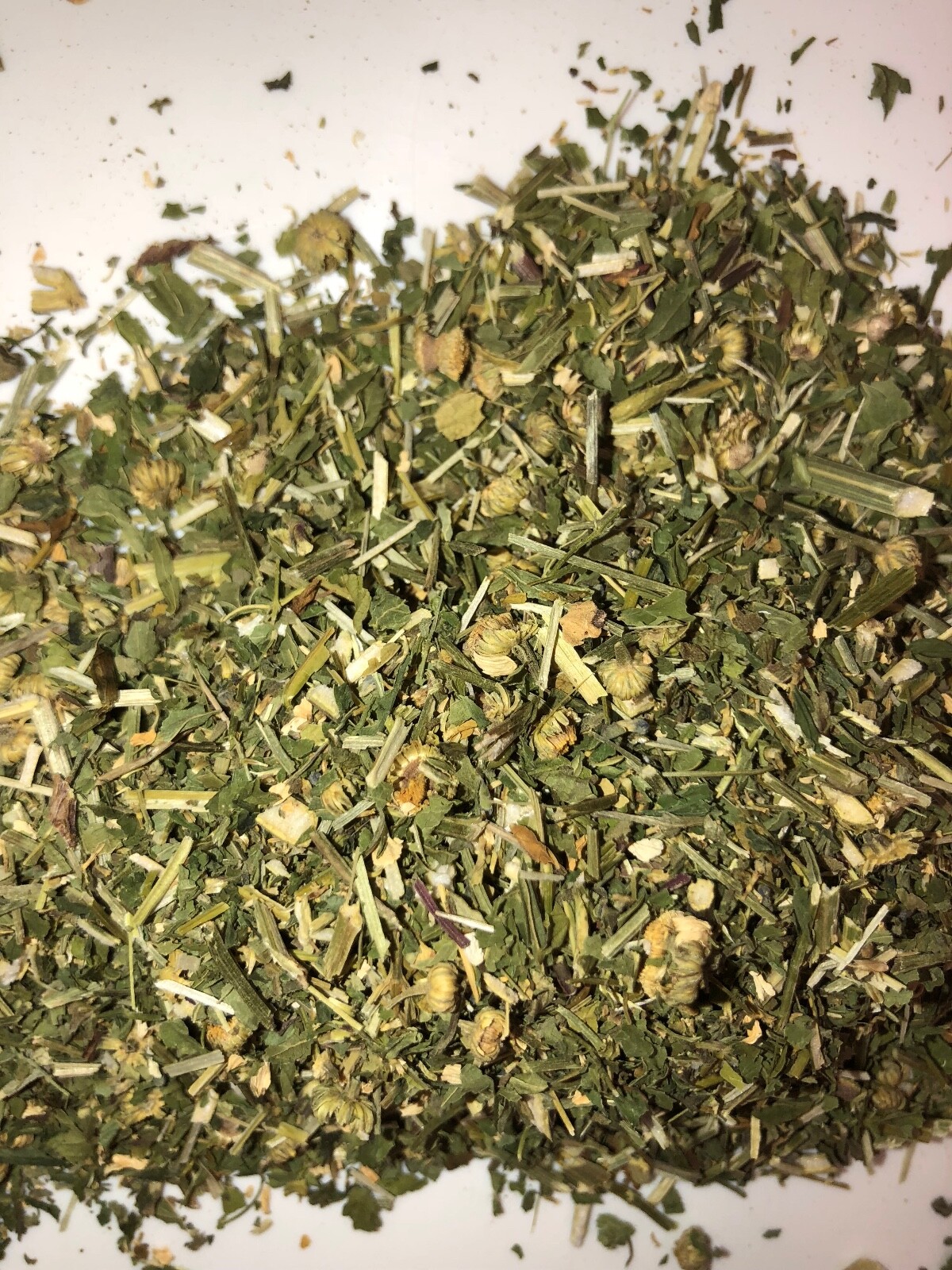 Pain Anxiety Skullcap & Feverfew Blend Mix Certified Organic Herb -1 2 4 8 lb oz
