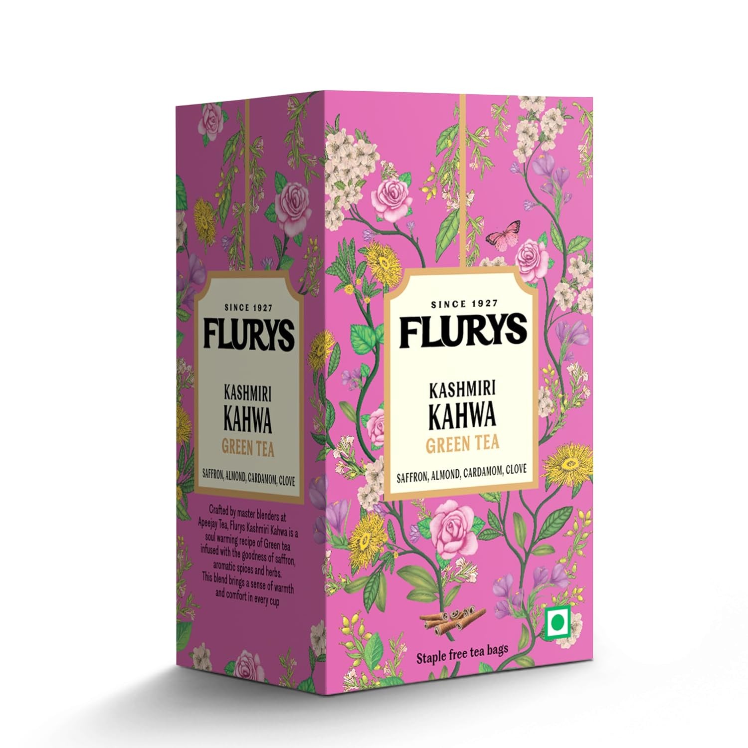 Flurys Kashmiri Kahwa 20 Tea Bags 36 Grams
