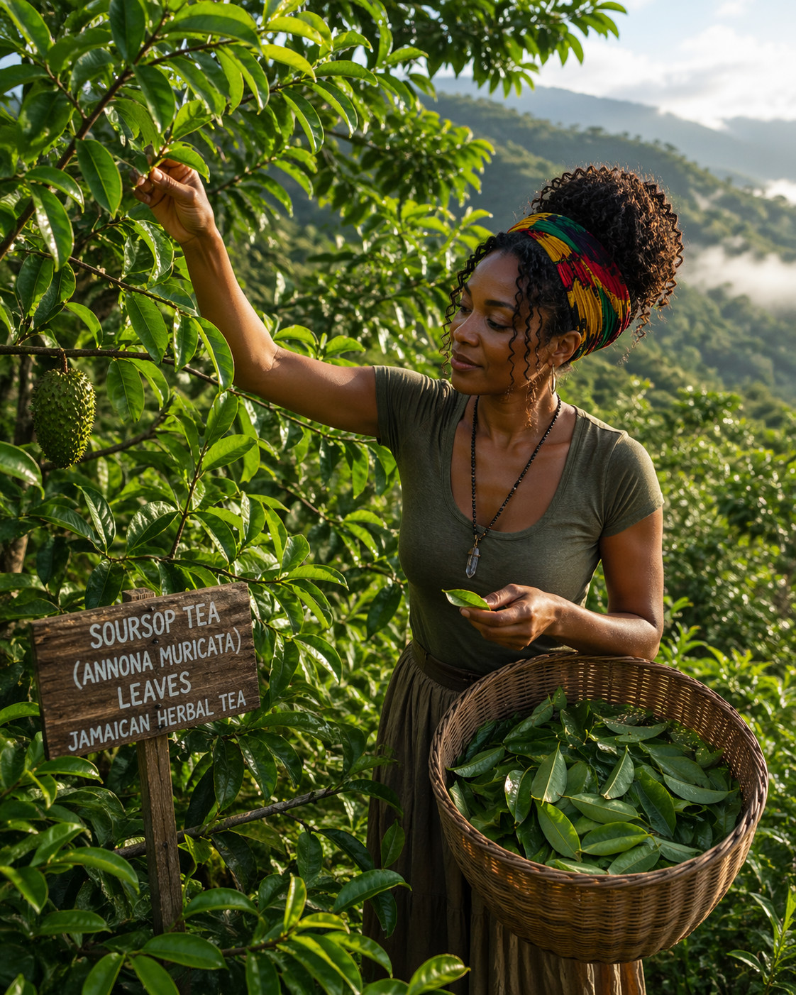 Authentic Jamaican Soursop Leaf-Jamaican Bush Tea • Available in US & Canada
