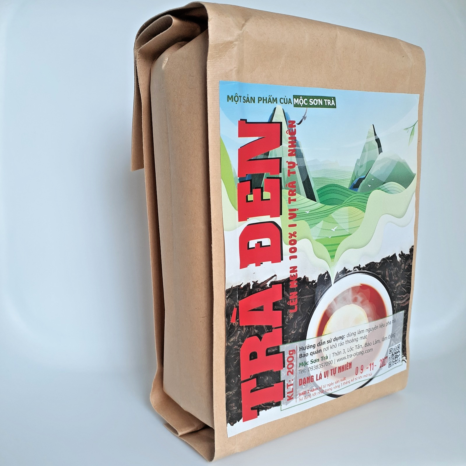 Black Tea Loose Leaf 7.05 oz 200g 100% Fermented Natural Flavor