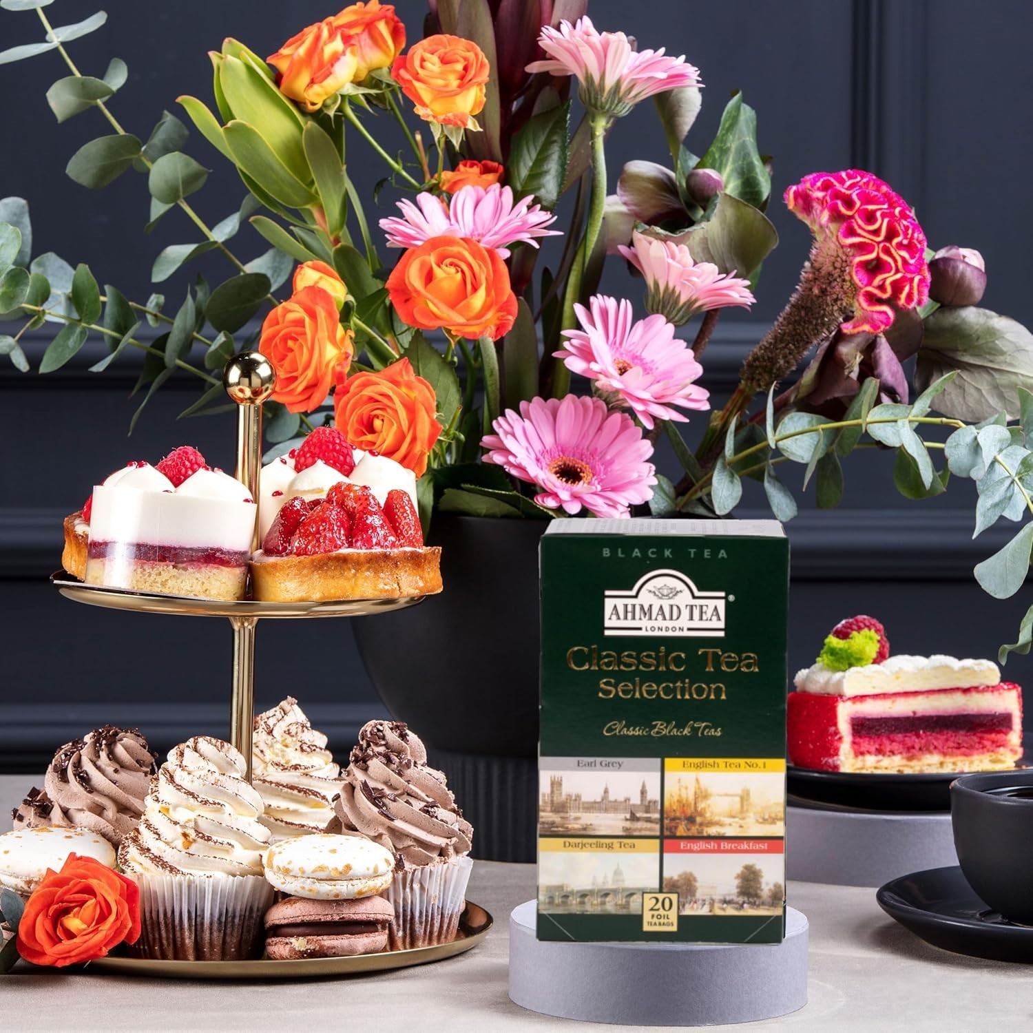 Earl Grey, English Breakfast & More: Classic Black Tea Selection – 20 Teabags