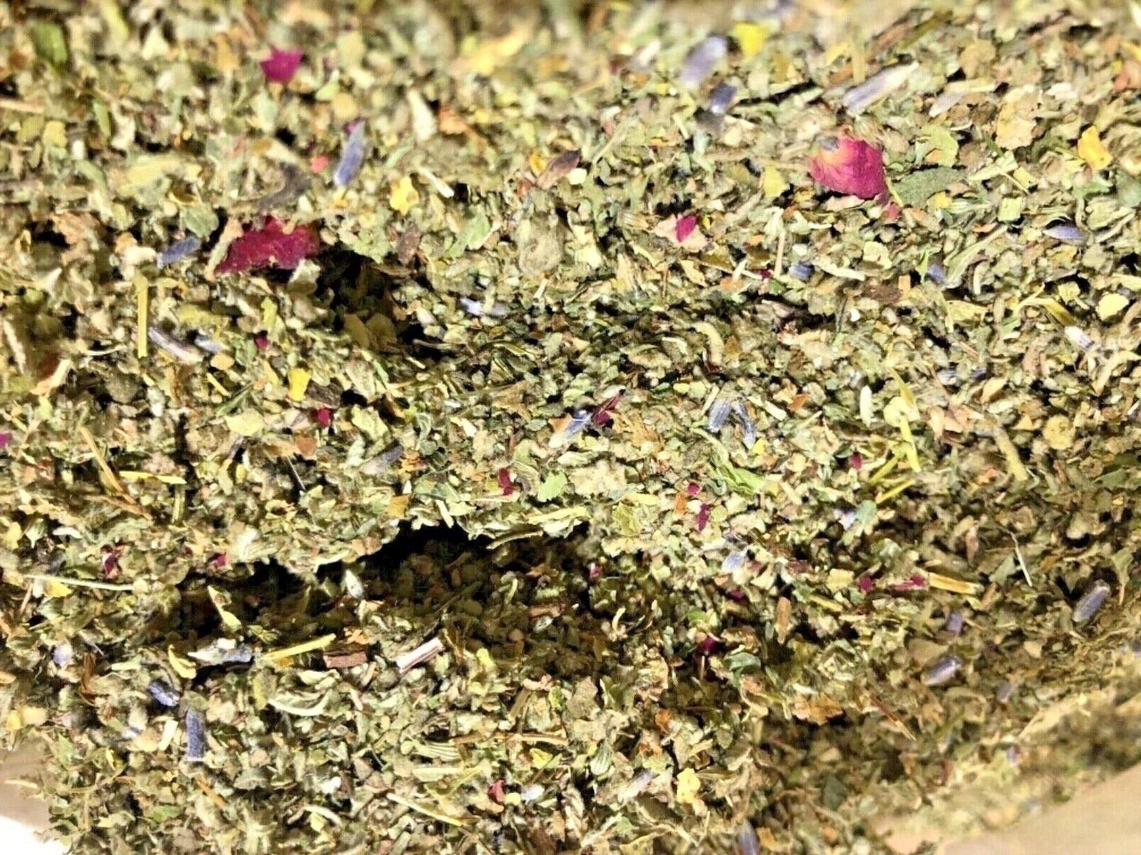 No.58 Blended Mix – Damiana Rose Lemon Balm Mullein +Plus Other Herbs! 1lb Pound