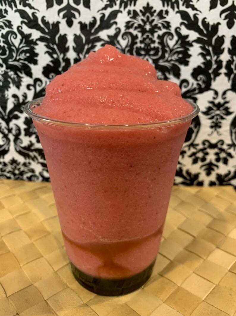 Premium STRAWBERRY WATERMELON Powder Boba Bubble Tea Tapioca Pearl Smoothie12 oz