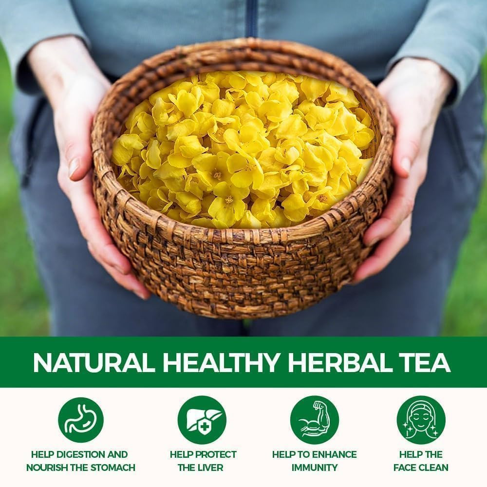 WOTIHA 65 Count Value Pack Premium Mullein Leaf Tea Bags – 100% Pure Natural Her