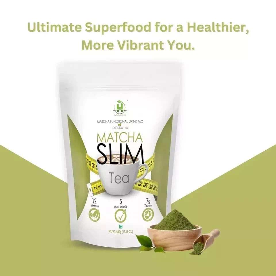 Matcha Slim Green Tea (500gm) Weight Management High In Antioxidants Fastship