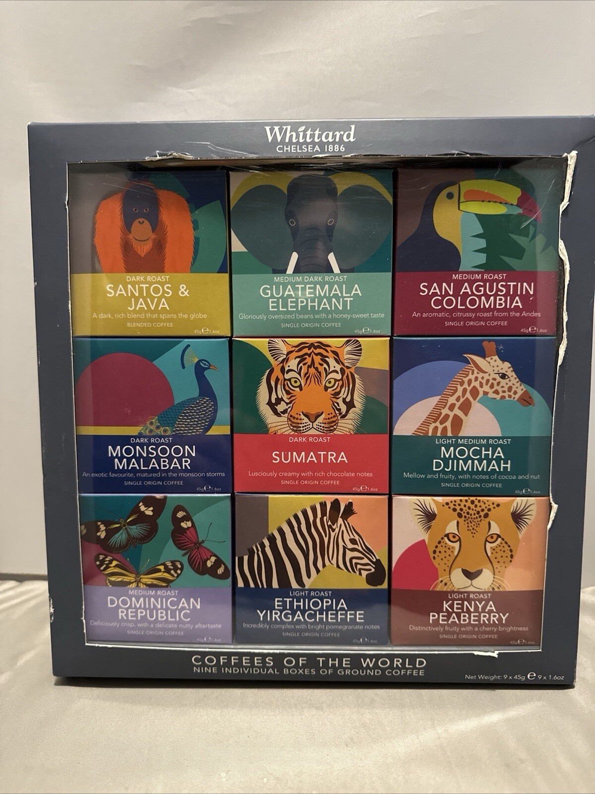 Whittard Chelsea 1886 Coffees Of The World SEALED BOX