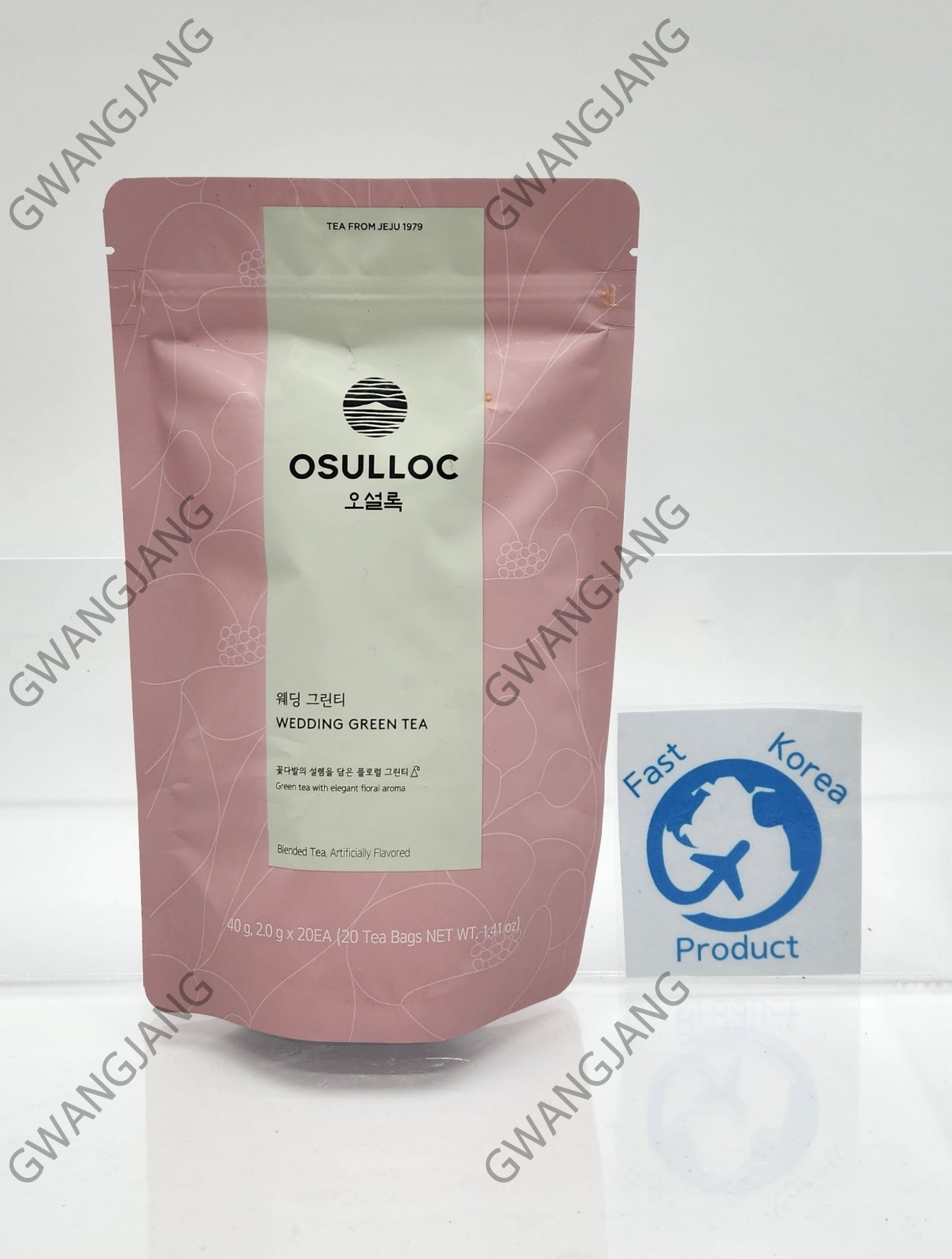 Osulloc Wedding Floral Scent Green Tea Korean Blended Tea 20 Bags Kdrink Epic