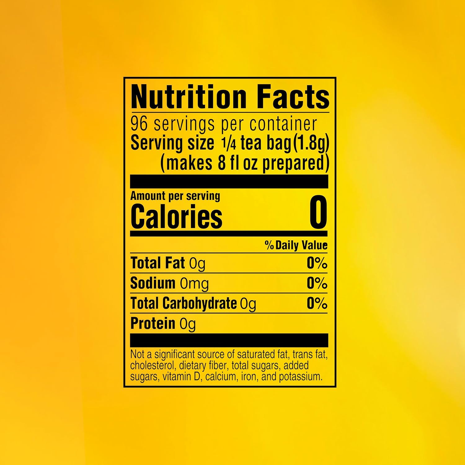 Lipton Unsweetened Iced Tea Bags, Family Size Zero Calories, 144 Total Tea Bags