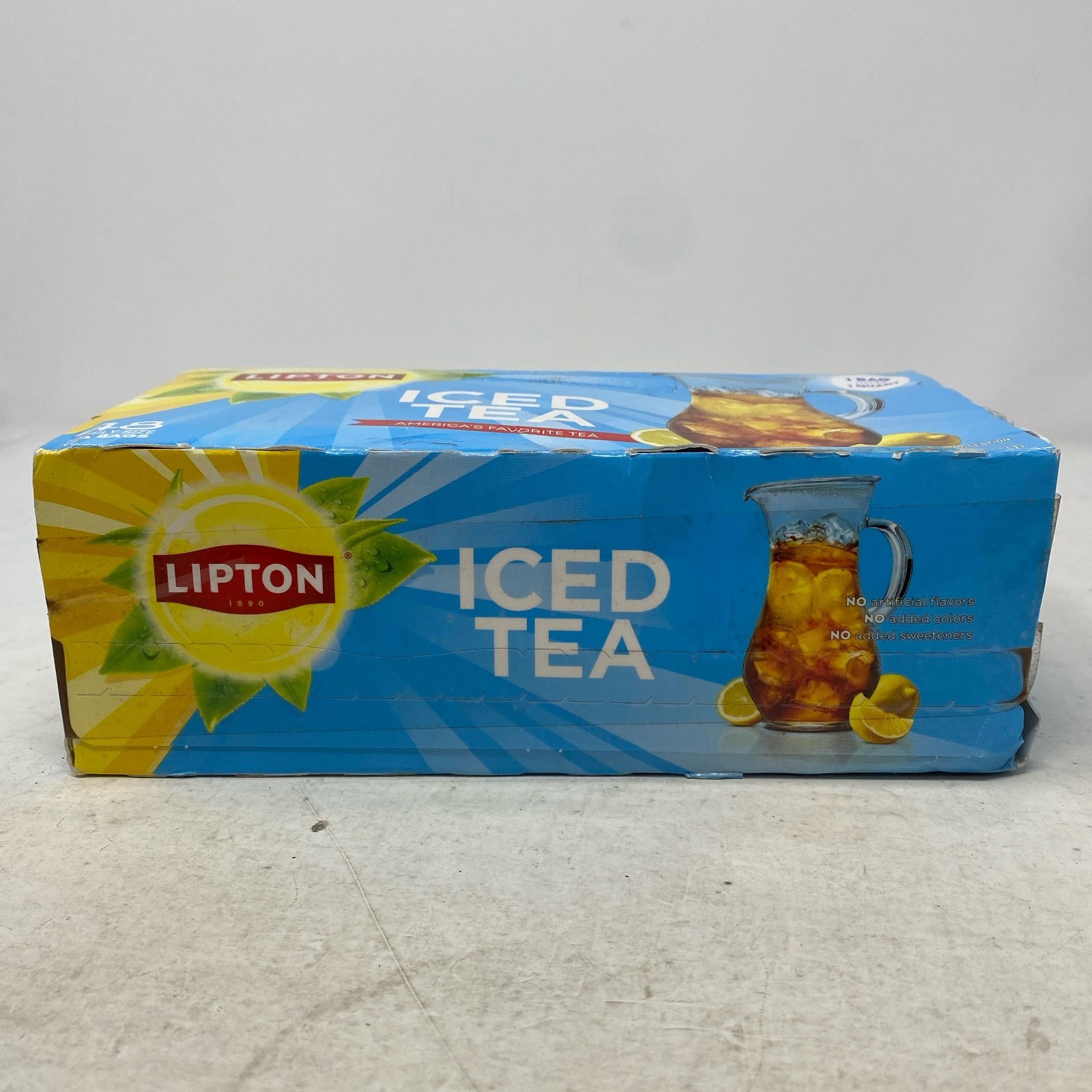 Lipton Iced Black Tea Bags, Family Size 48ct (12 oz)