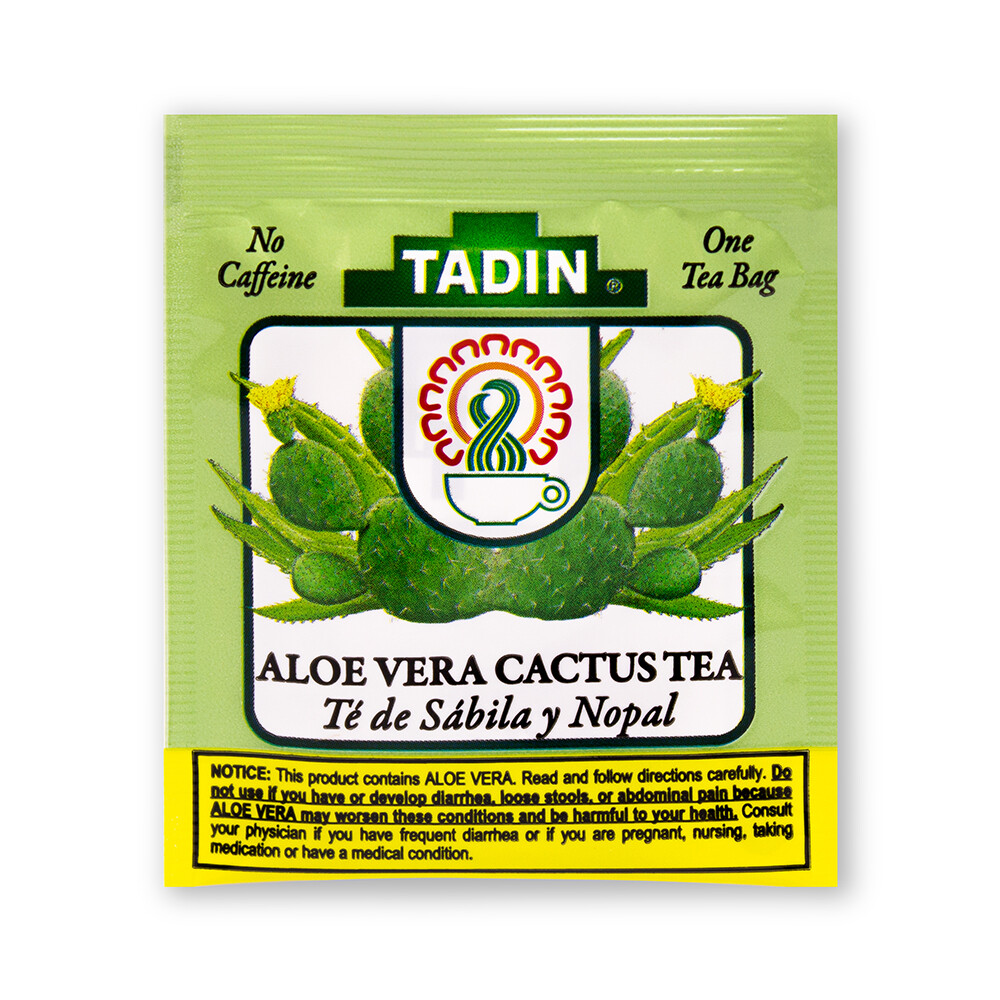 TADIN ALOE VERA WITH NOPAL HERBAL TEA 24 BAGS