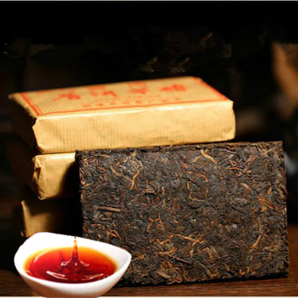 Pu-erh Tea Ripe Black Tea Organic Ancient Trees 100g Brick Natural Healthy