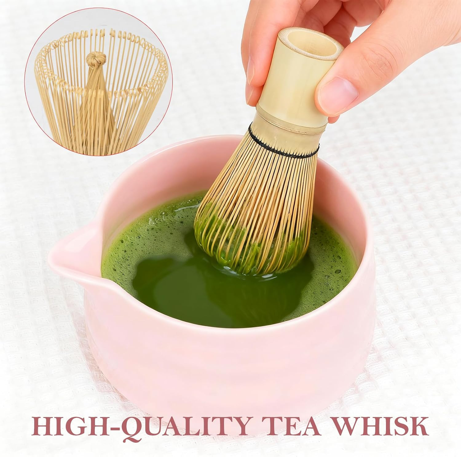 Matcha Whisk Set 8 Pcs Matcha Kit Ceramic Matcha Set Includes Matcha Whisk