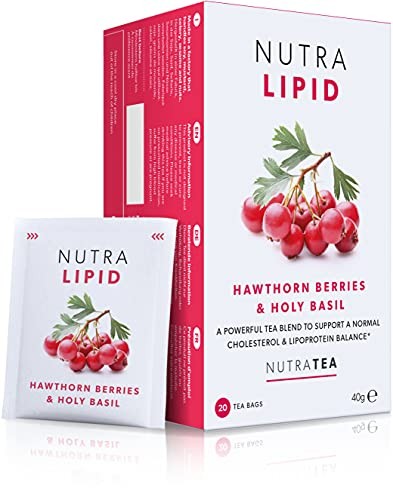 NutraLipid Tea – Herbal Blend for Cholesterol & Heart Health – 20 Tea Bags