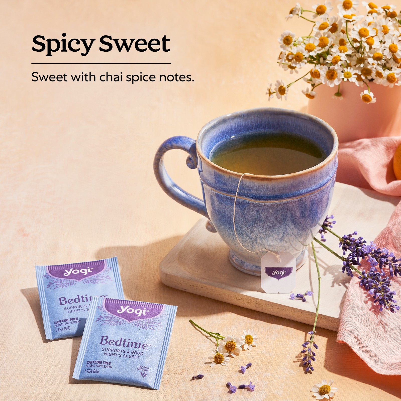 Yogi Tea – Bedtime (4 Pack) – 64 Organic Herbal Tea Bags