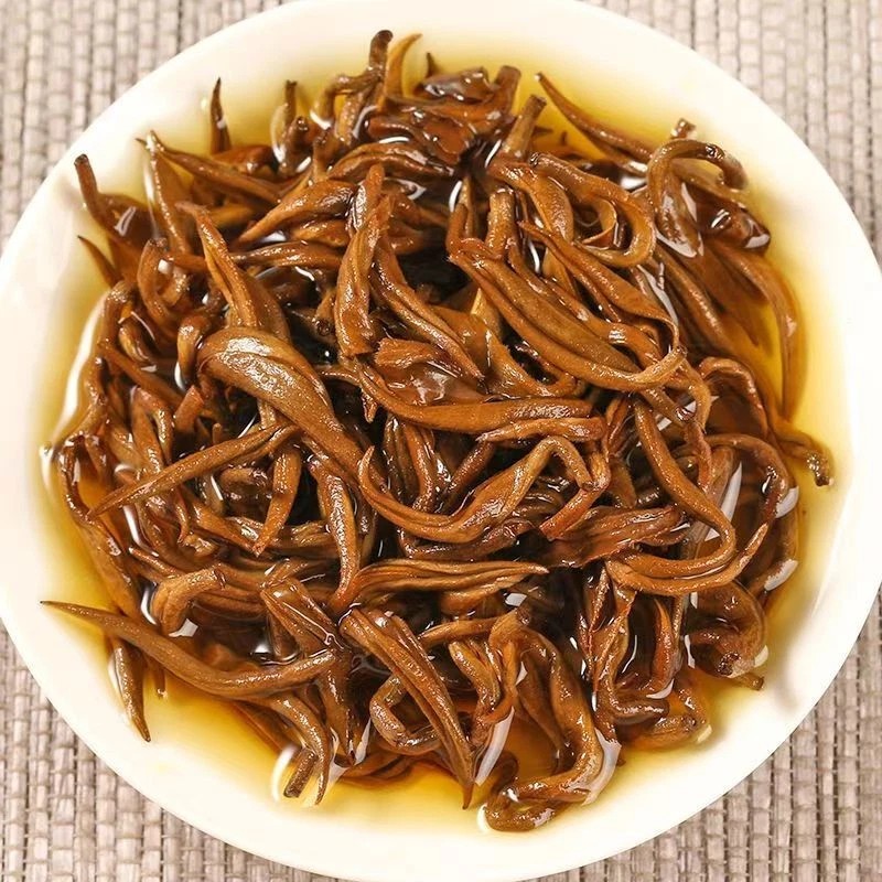 250g Yunnan golden snail black Tea BiLuoChun black tea,Dian Hong JinSi Snail tea