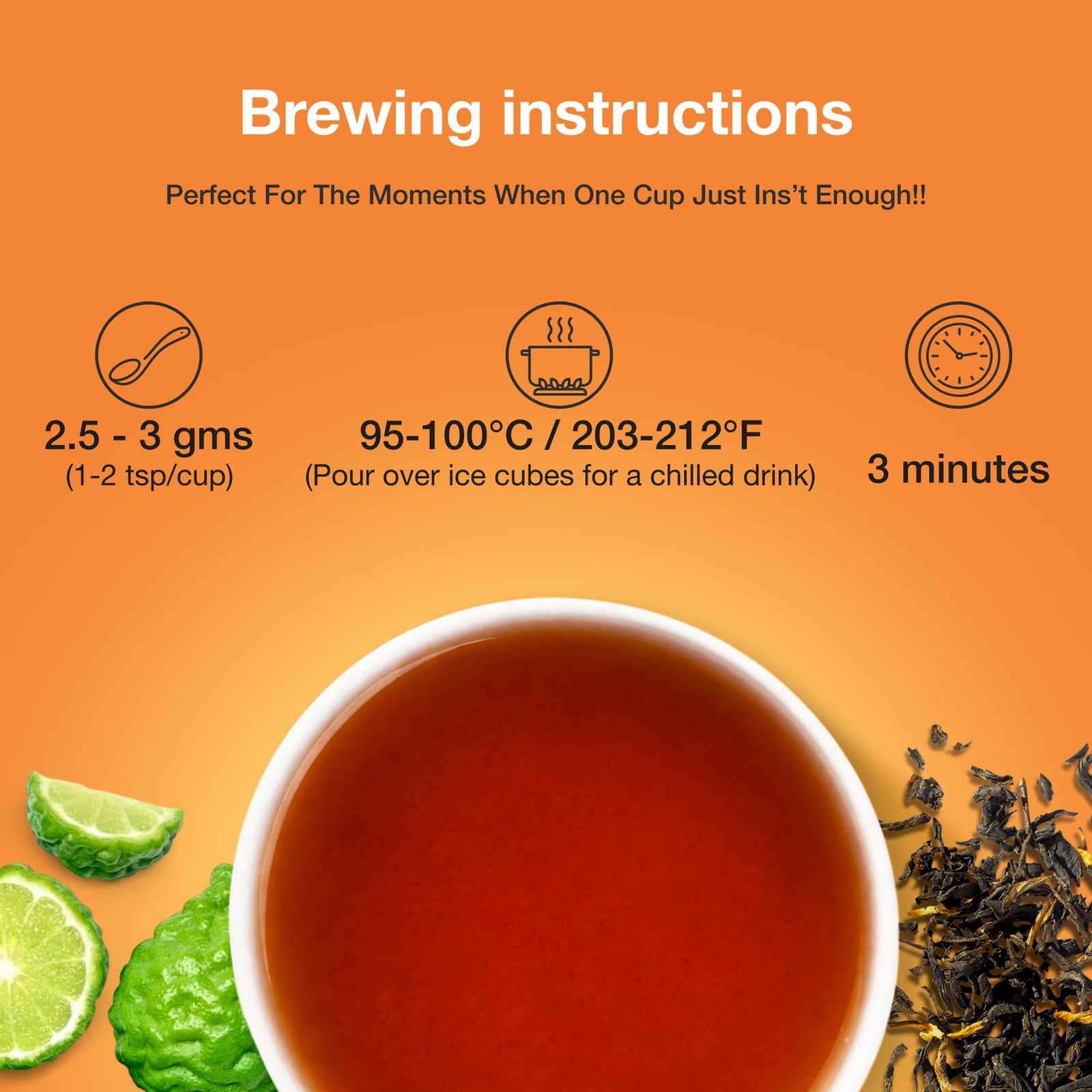 Bergamot Tea Loose Leaf | Earl Grey Tea with Real Bergamot Pieces (Not Oil), …