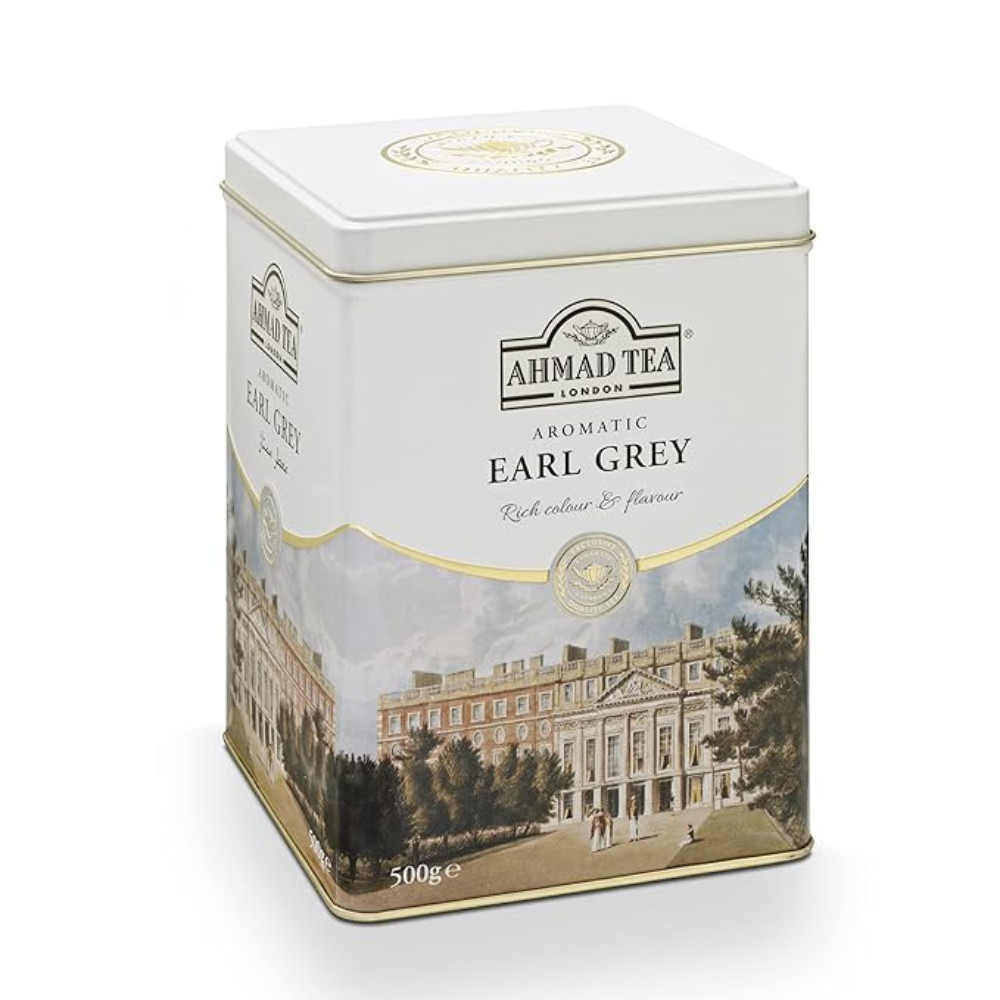Ahmad Tea Earl Grey Aromatic Loose Tea, Ceylon Caddy, 17.6 Oz.