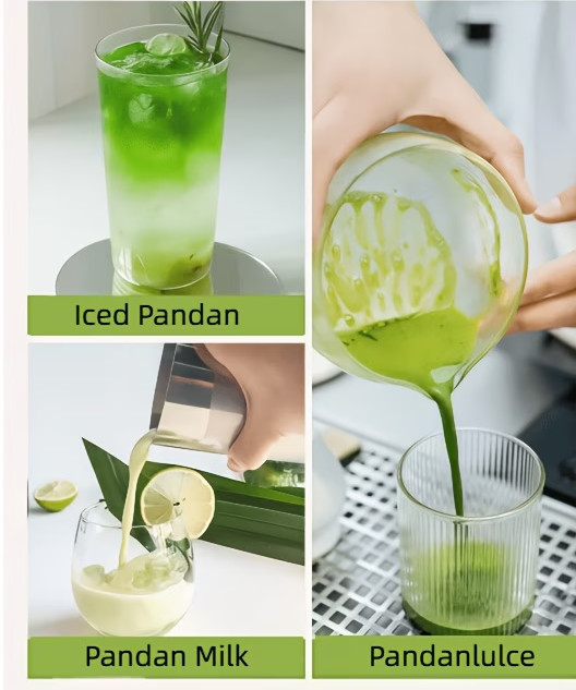 Natural Pandan Leaf Powder Suitable Baking Desserts & Drinks Allergen-Free