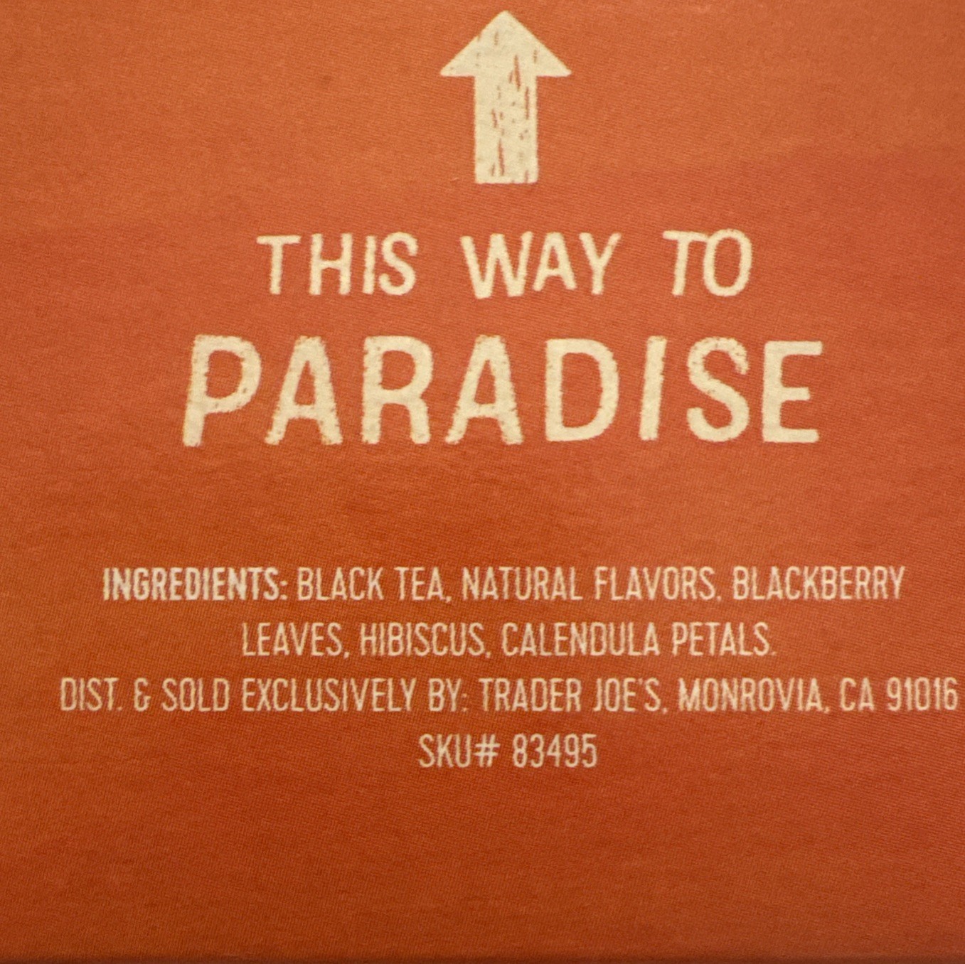 NEW Trader Joe’s Mango Flavored Black Tea 20 Tea Bags Iced Or Hot Best By 3/2027