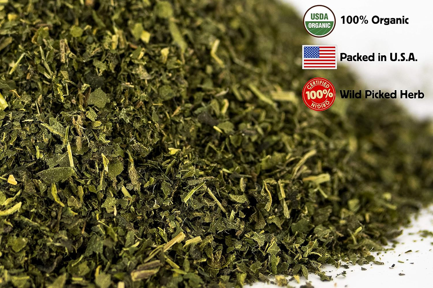 Nettle Tea – 8Oz (REAL WILD HARVEST) | 100% USDA Certified ORGANIC | Loose Leaf