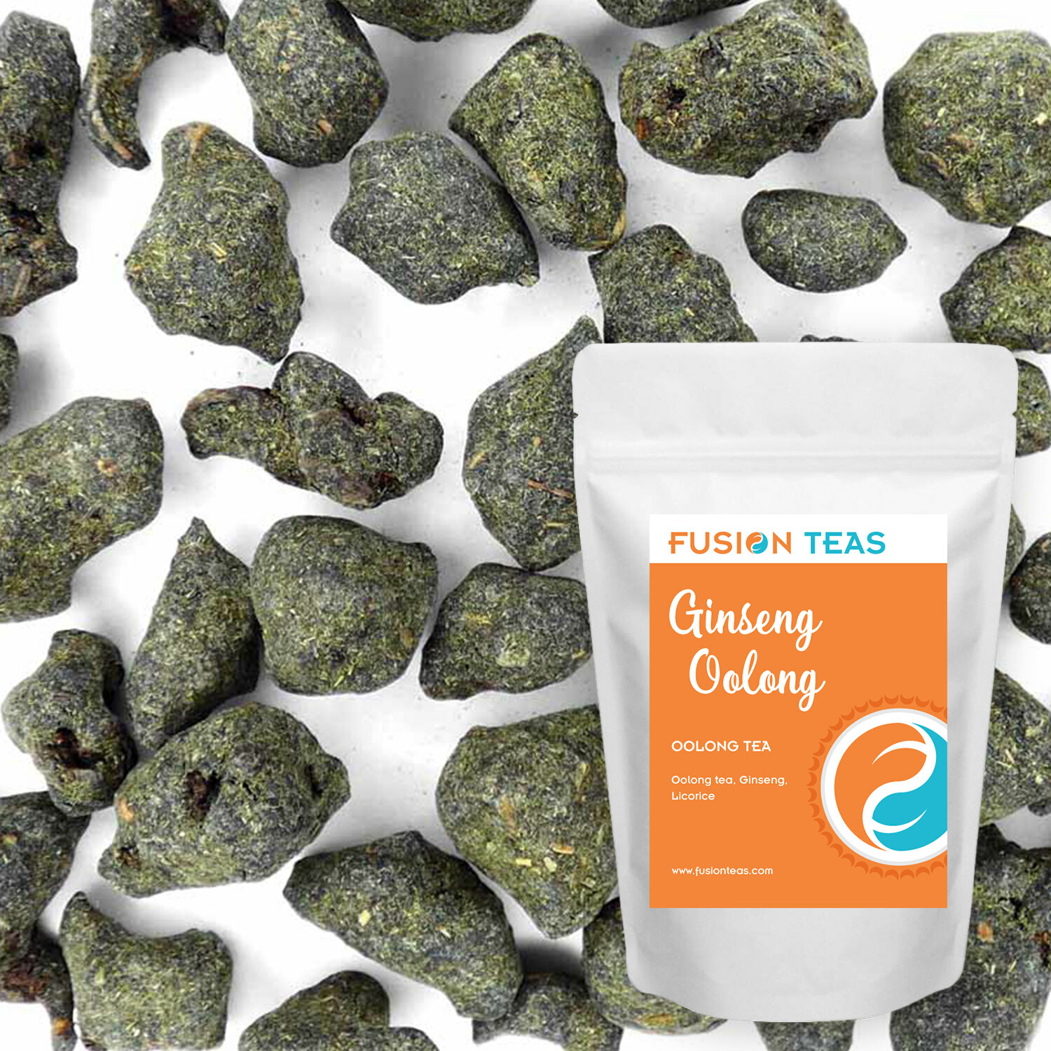 Ginseng Oolong Tea – Premium Loose Leaf – Fusion Teas