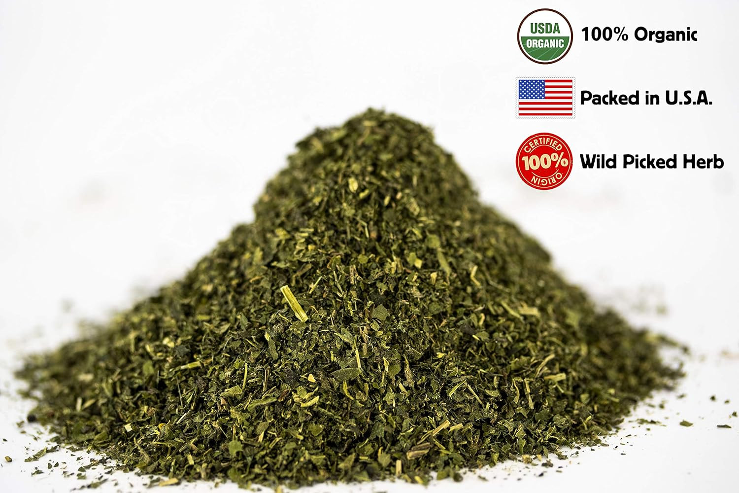 Nettle Tea – 8Oz (REAL WILD HARVEST) | 100% USDA Certified ORGANIC | Loose Leaf