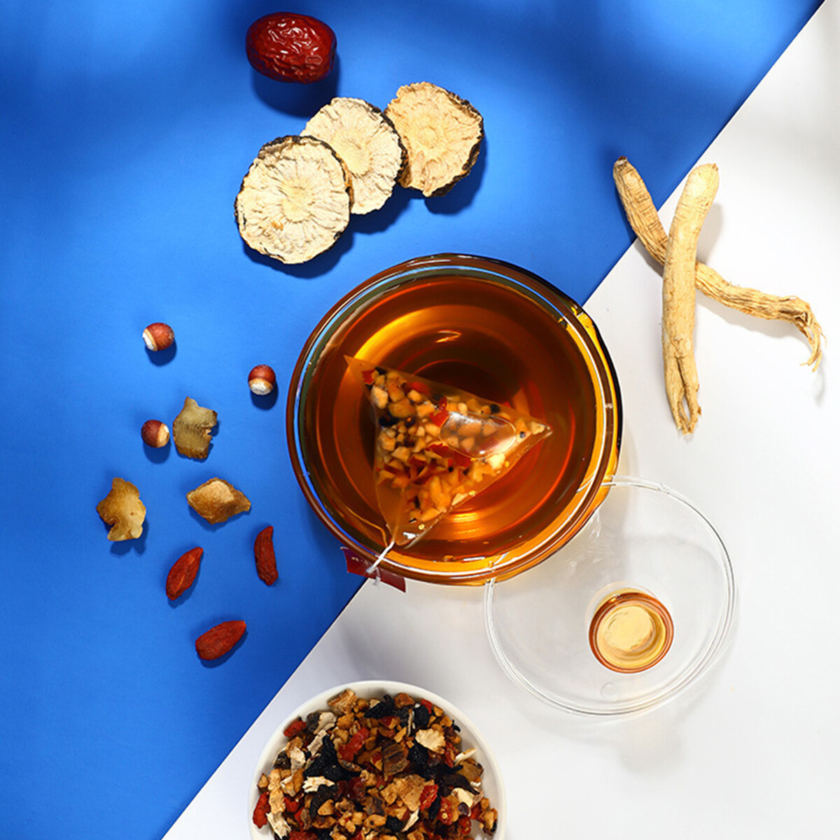 Tongrentang Ginseng and Nine Treasures tea Maca Adult Male Health Herbal Tea