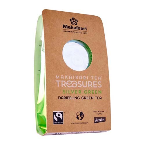 MAKAIBARI SILVER GREEN Tea 100 gm LONG EXPIRY
