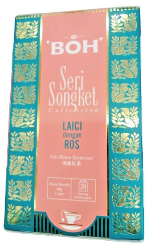 BOH Seri Songket Lychee with Rose TEA ( Flavoured Black Tea )
