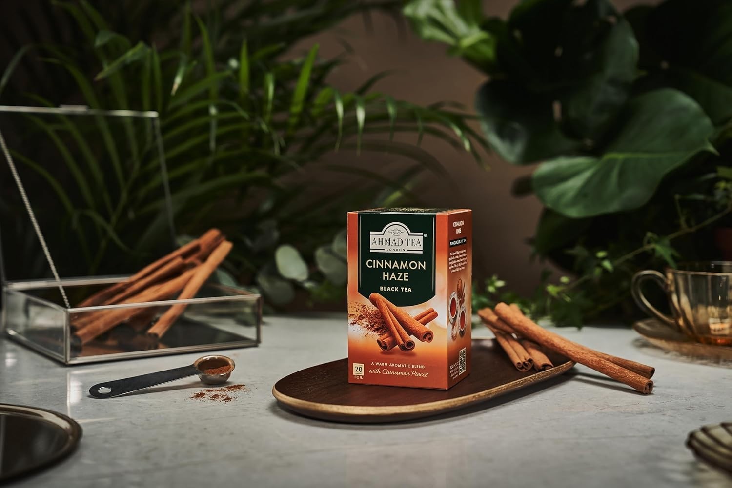 20 Count Gluten Free Cinnamon Haze Black Tea – Naturally Caffeinated & Healthy