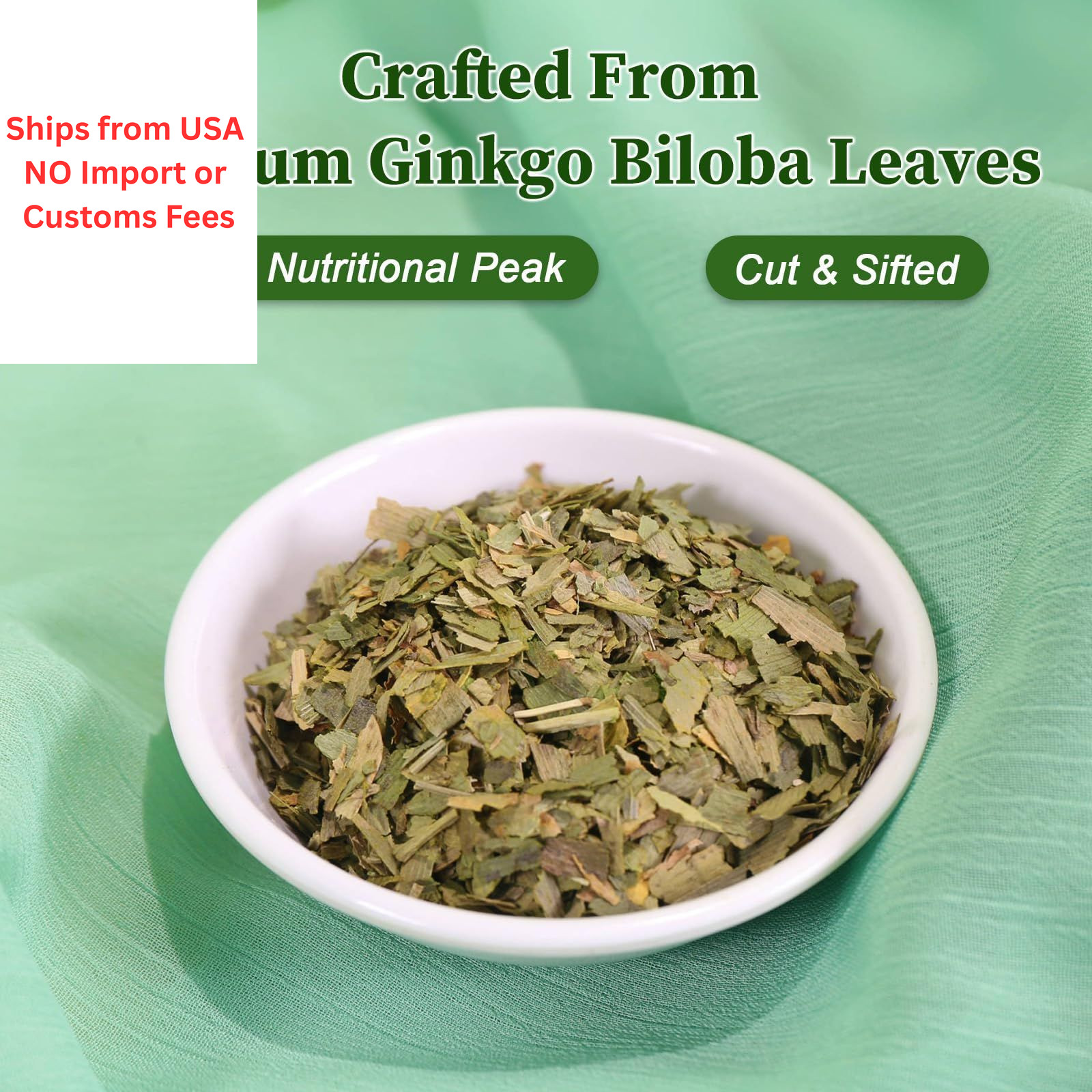 FullChea – Ginkgo Biloba Tea Bags, 36 Teabags – Premium 36 Count (Pack of 1)
