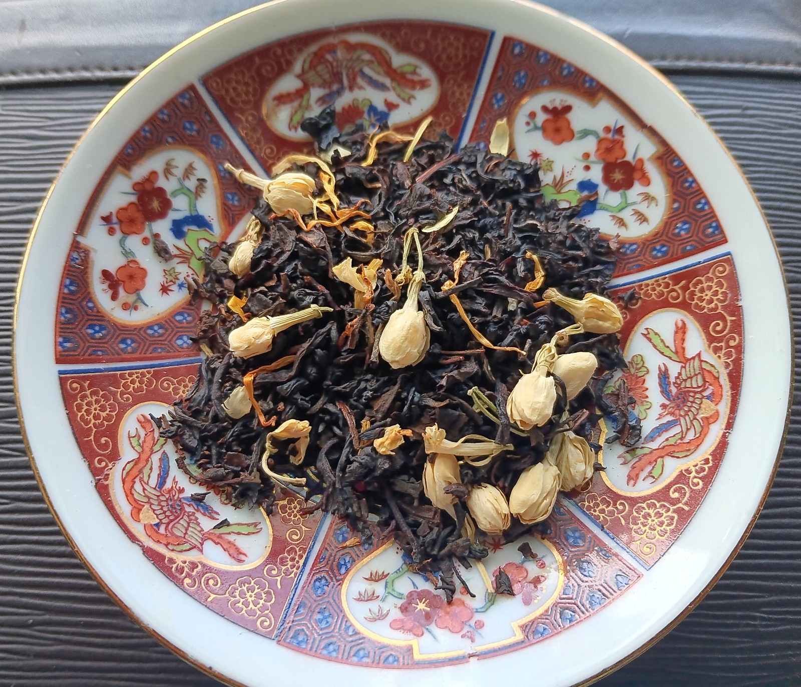 Cinnamon Peach & Jasmine Flower Blend Loose Leaf Aged Premium Black Tea
