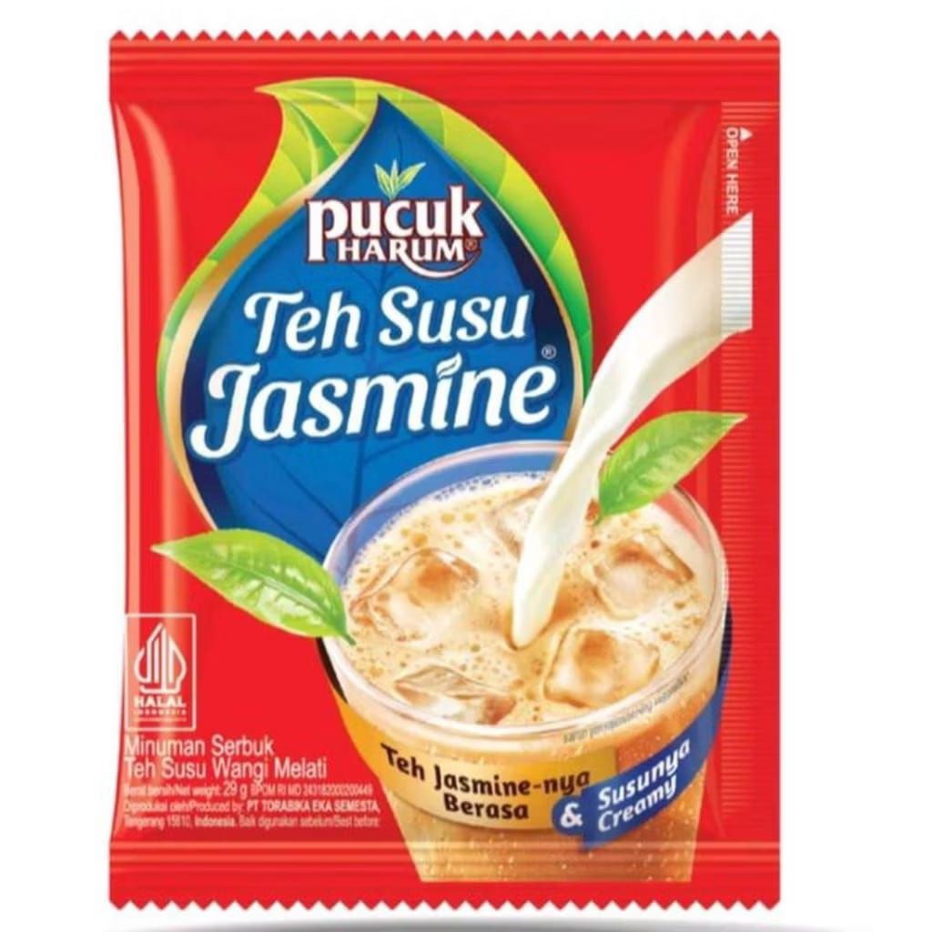 10 PCS PUCUK HARUM JASMINE MILK TEA POWDER DRINK FREE SHIPPING US FREE TAX