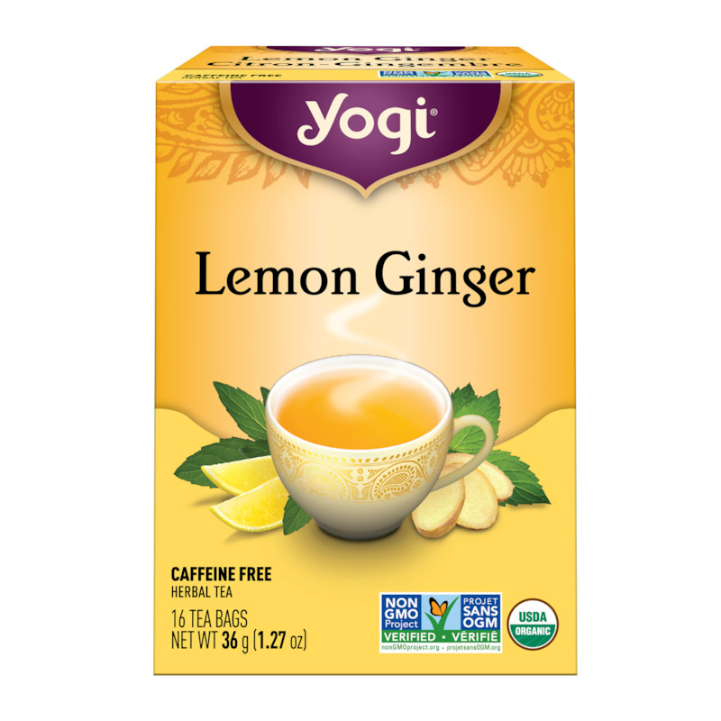 Yogi Tea – Lemon Ginger & Egyptian Licorice Herbal Tea – 16 Bags – 1 Flavor Each