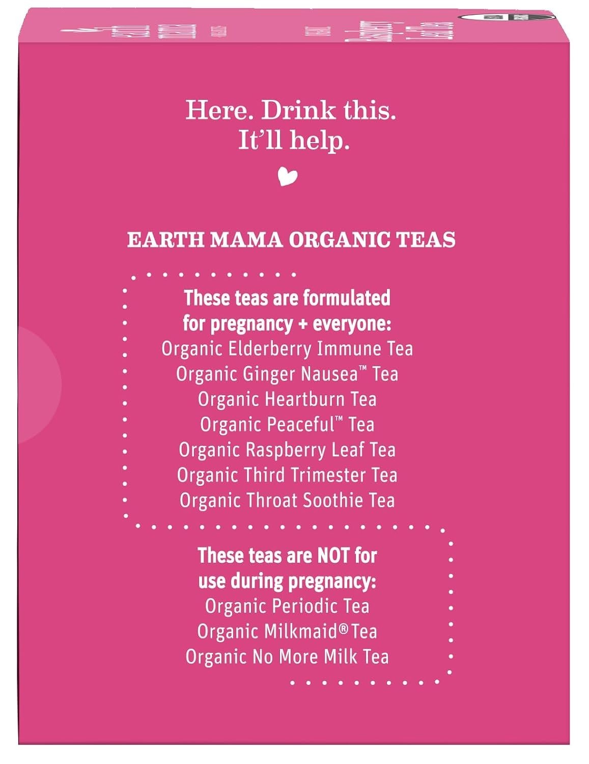 32 Count Organic Raspberry Leaf Tea for Pregnancy & Postpartum Care | Non-GMO