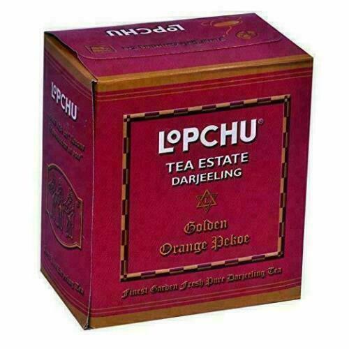 LOPCHU TEA Golden and Flowery PekoeTea 250gm EACH LONG EXPIRY