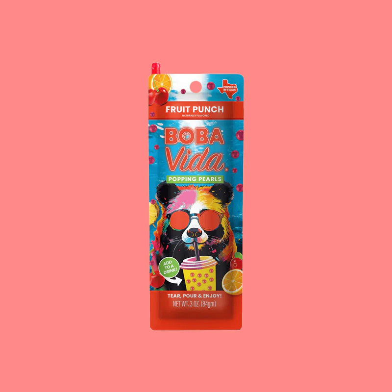 Bobavida Popping Boba Fruit Punch 84g (United States)